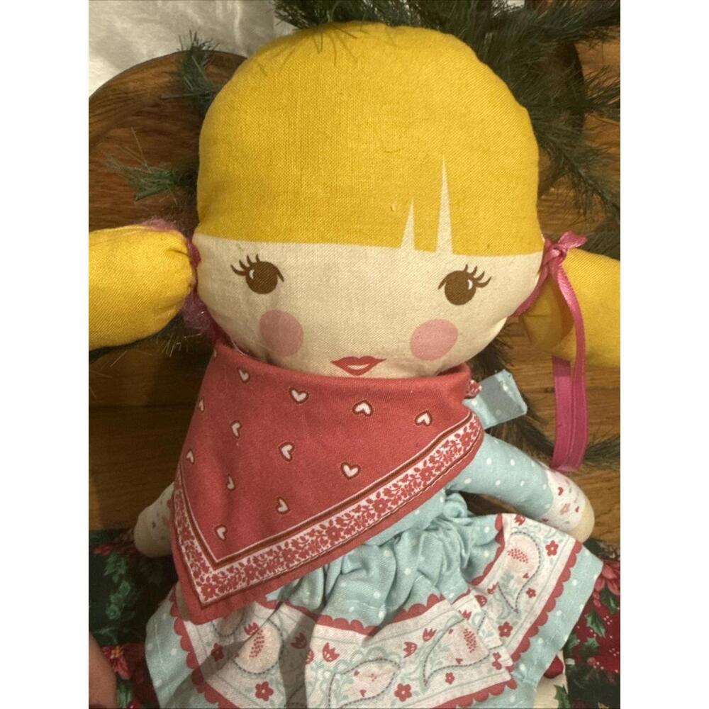 Moda Howdy Lil Lady Pillow Doll Baby Cowgirl With Bandana Complete Sew Projec - Picture 3 of 6